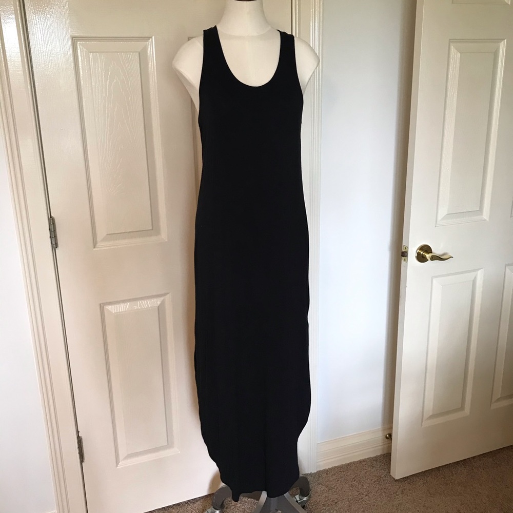 aerie Black Maxi Tank Dress